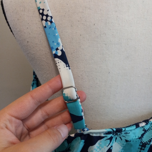 Paradise Bay Tankini And Skirt Swim Set Womens Sz 18 - Picture 6 of 10